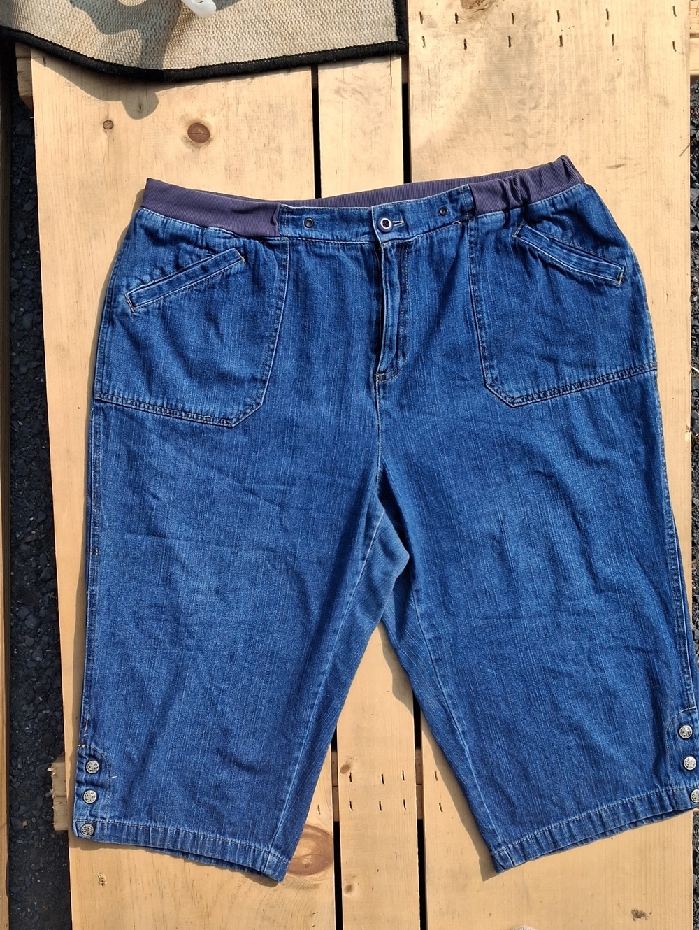 Living Planet Blue Denim Shorts - Comfortable Casual Fit